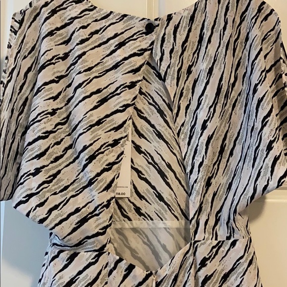 Bcbg open back white and black minidress - Picture 8 of 12